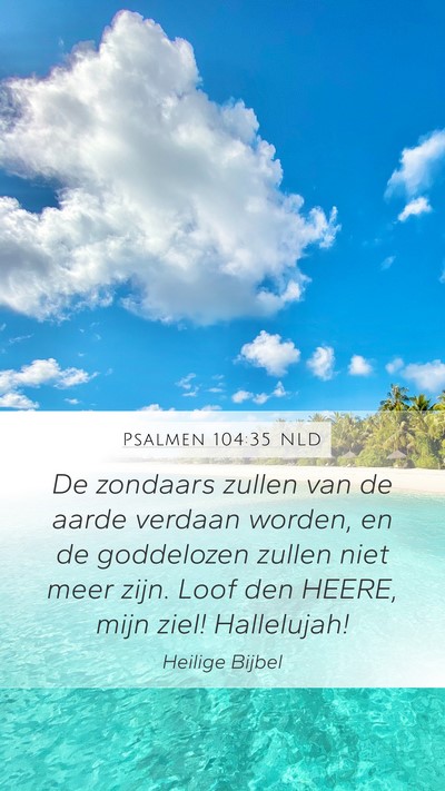 Psalmen 104:35 NLD Bible Verse Image
