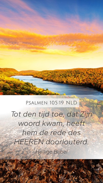 Psalmen 105:19 NLD Bible Verse Image