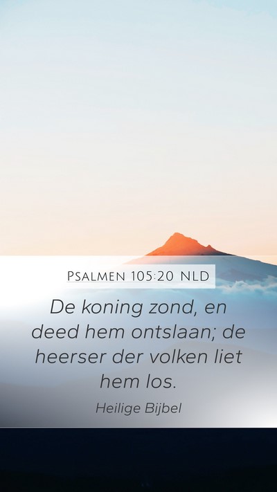 Psalmen 105:20 NLD Bible Verse Image