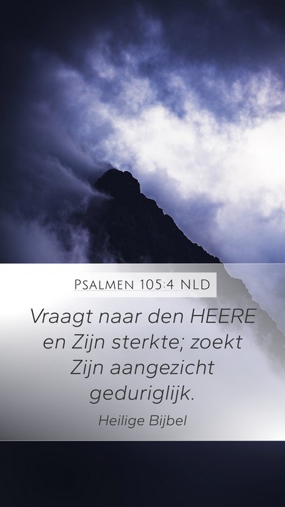 Psalmen 105:4 NLD Bible Verse Image