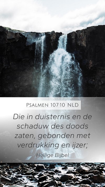 Psalmen 107:10 NLD Bible Verse Image