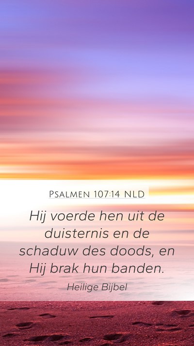 Psalmen 107:14 NLD Bible Verse Image