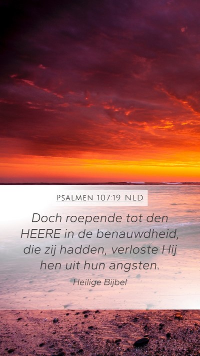 Psalmen 107:19 NLD Bible Verse Image
