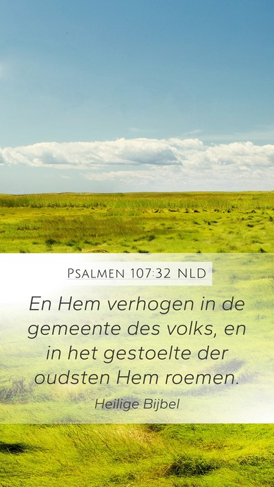 Psalmen 107:32 NLD Bible Verse Image