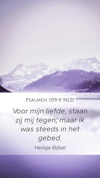 Psalmen 109:4 NLD Bible Verse Image