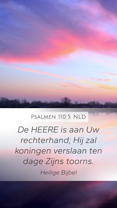Psalmen 110:5 NLD Bible Verse Image