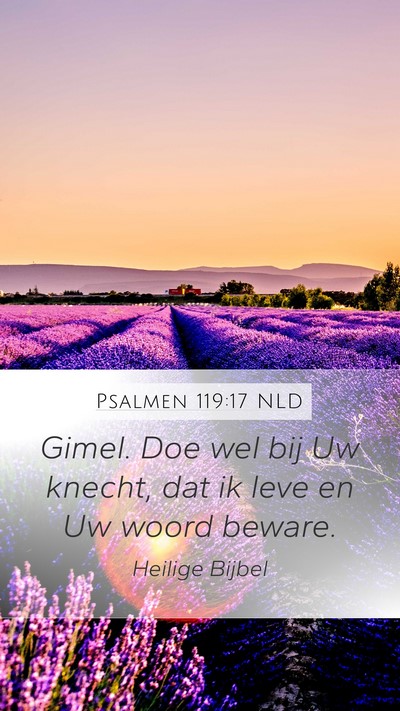 Psalmen 119:17 NLD Bible Verse Image