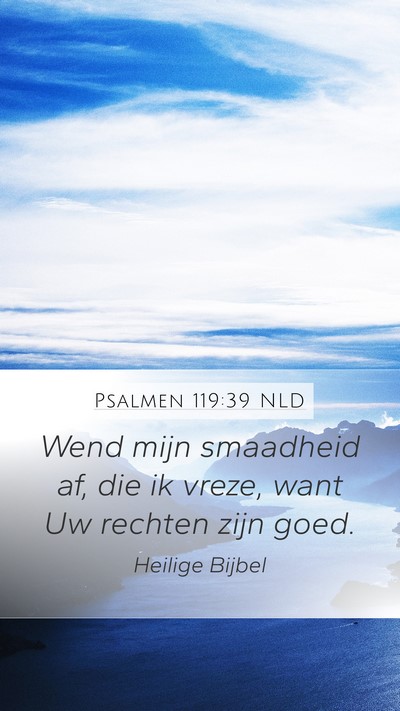 Psalmen 119:39 NLD Bible Verse Image