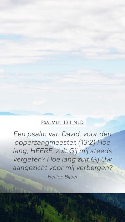 Psalmen 13:1 NLD Bible Verse Image