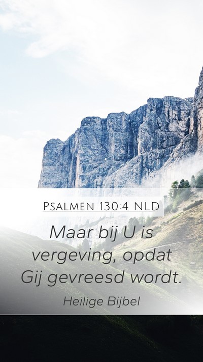 Psalmen 130:4 NLD Bible Verse Image