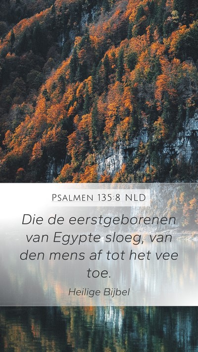 Psalmen 135:8 NLD Bible Verse Image