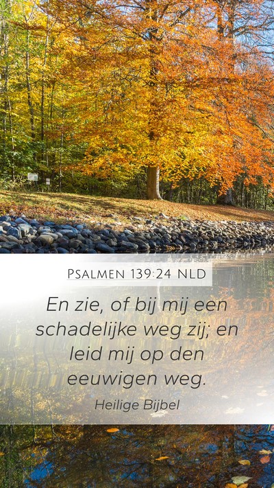 Psalmen 139:24 NLD Mobile Phone Wallpaper - En zie, of bij mij een schadelijke weg zij; en - Mobile Bible Verse Wallpaper