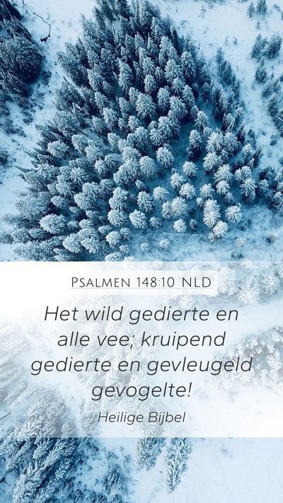 Psalmen 148:10 NLD Bible Verse Image