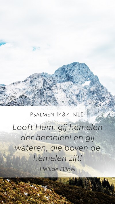 Psalmen 148:4 NLD Bible Verse Image