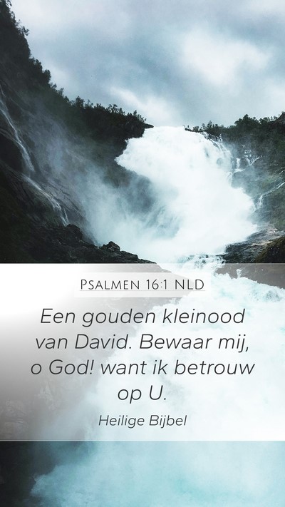 Psalmen 16:1 NLD Bible Verse Image