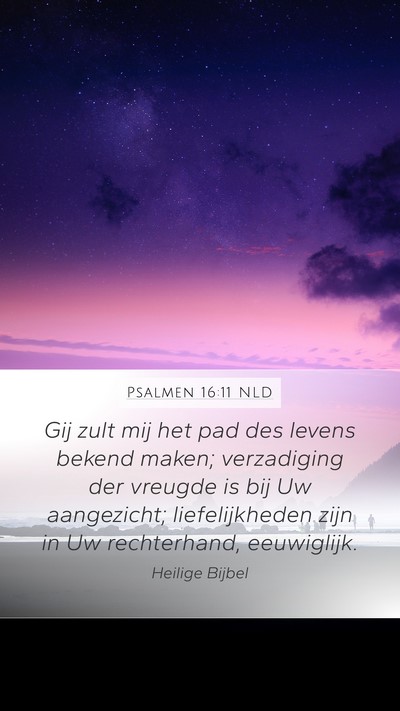 Psalmen 16:11 NLD Bible Verse Image