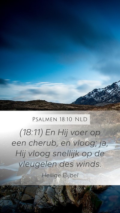 Psalmen 18:10 NLD Bible Verse Image