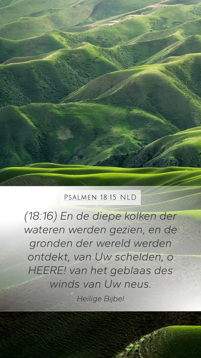 Psalmen 18:15 NLD Bible Verse Image