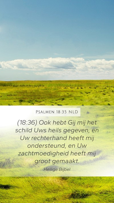 Psalmen 18:35 NLD Bible Verse Image