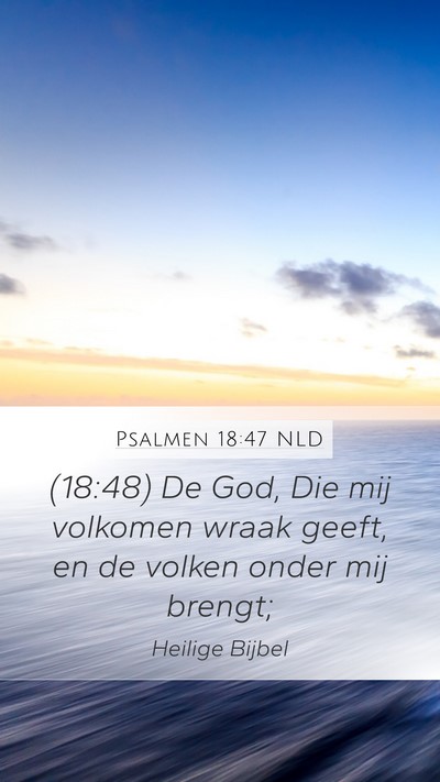Psalmen 18:47 NLD Bible Verse Image