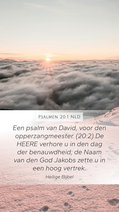 Psalmen 20:1 NLD Bible Verse Image