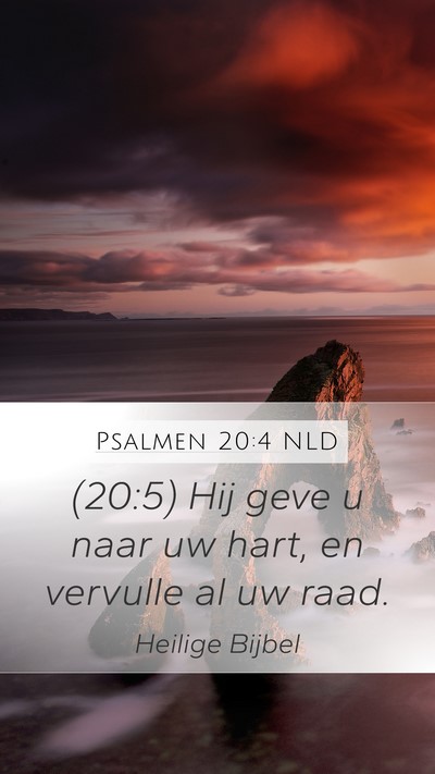 Psalmen 20:4 NLD Bible Verse Image