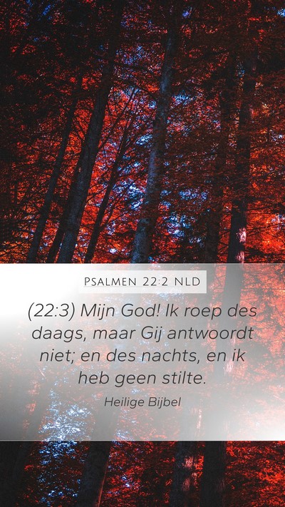 Psalmen 22:2 NLD Bible Verse Image