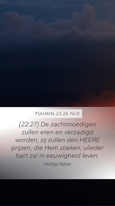 Psalmen 22:26 NLD Bible Verse Image