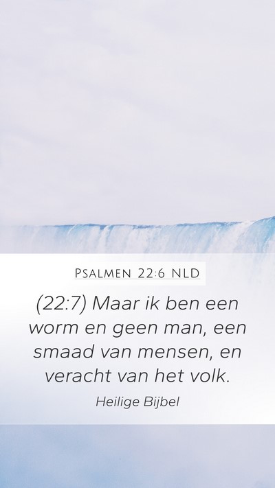 Psalmen 22:6 NLD Bible Verse Image
