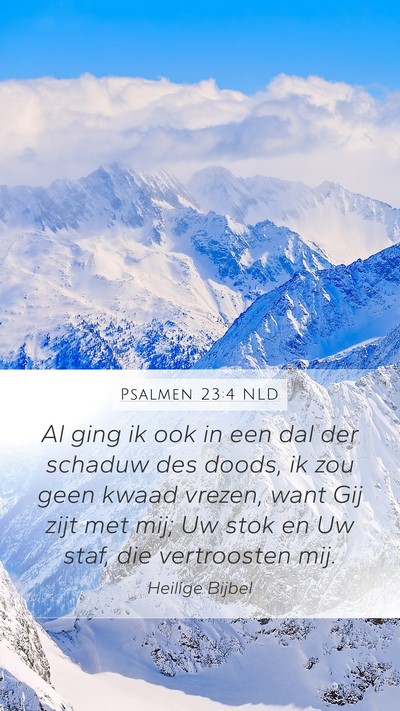 Psalmen 23:4 NLD Bible Verse Image