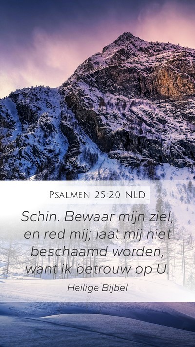 Psalmen 25:20 NLD Bible Verse Image