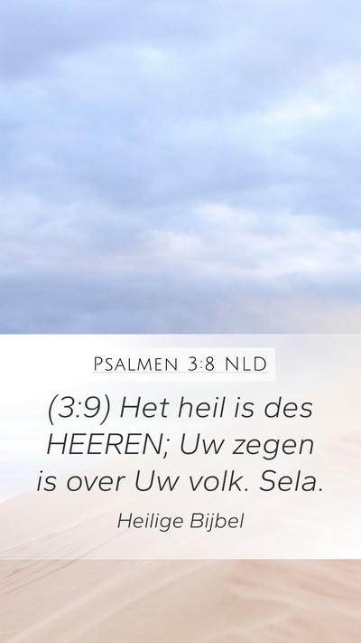 Psalmen 3:8 NLD Bible Verse Image