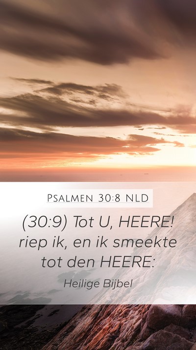Psalmen 30:8 NLD Bible Verse Image
