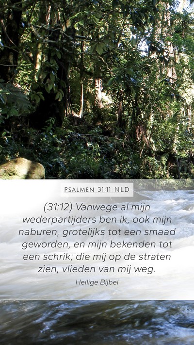 Psalmen 31:11 NLD Bible Verse Image