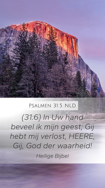Psalmen 31:5 NLD Bible Verse Image