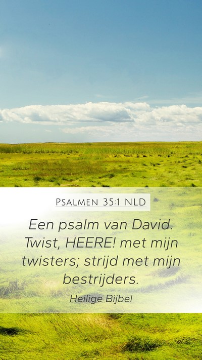 Psalmen 35:1 NLD Bible Verse Image
