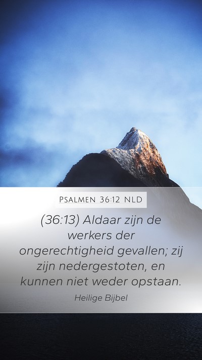 Psalmen 36:12 NLD Bible Verse Image