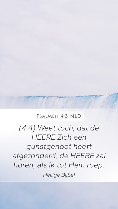 Psalmen 4:3 NLD Bible Verse Image