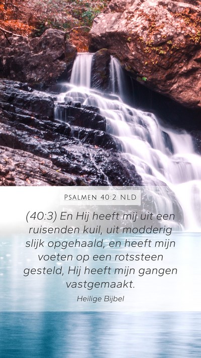 Psalmen 40:2 NLD Bible Verse Image