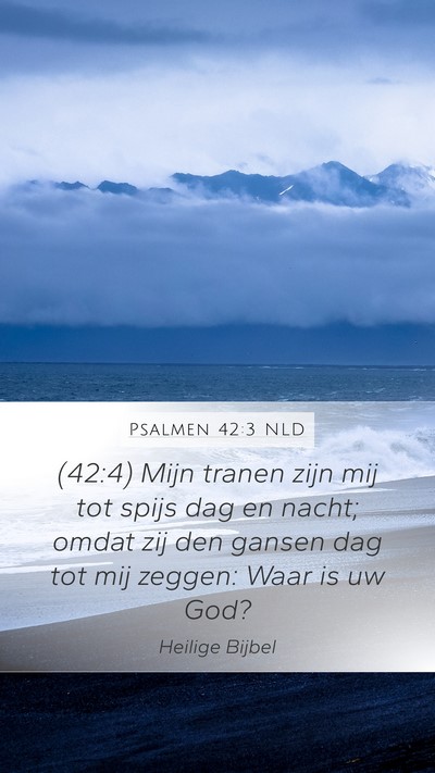 Psalmen 42:3 NLD Bible Verse Image