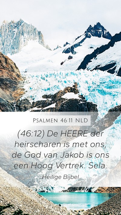 Psalmen 46:11 NLD Bible Verse Image