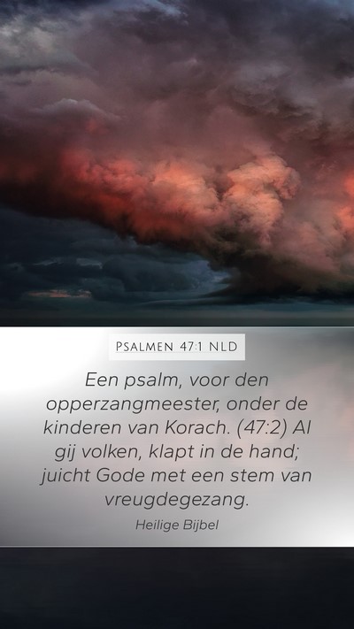 Psalmen 47:1 NLD Bible Verse Image