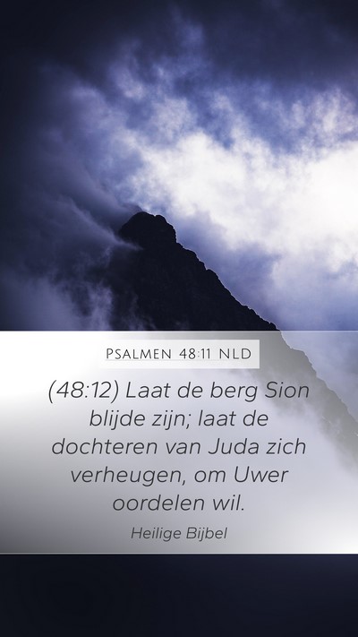 Psalmen 48:11 NLD Bible Verse Image