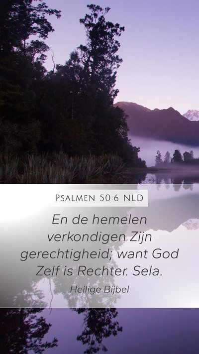 Psalmen 50:6 NLD Bible Verse Image
