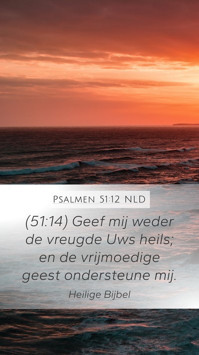 Psalmen 51:12 NLD Bible Verse Image