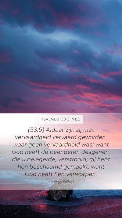 Psalmen 53:5 NLD Bible Verse Image