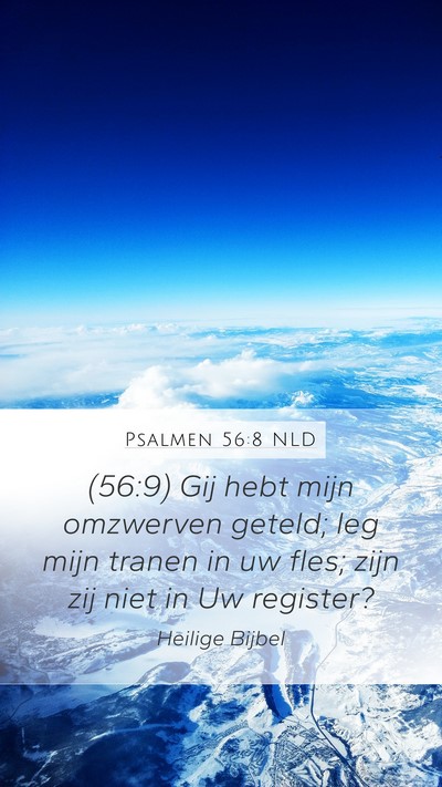 Psalmen 56:8 NLD Bible Verse Image