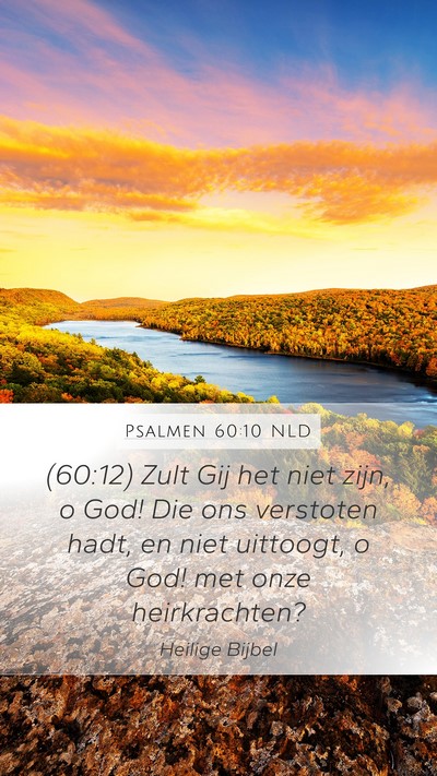 Psalmen 60:10 NLD Bible Verse Image