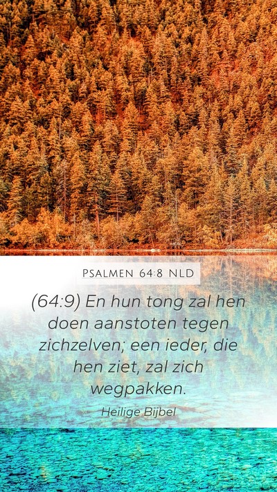 Psalmen 64:8 NLD Bible Verse Image