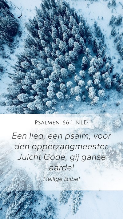 Psalmen 66:1 NLD Bible Verse Image